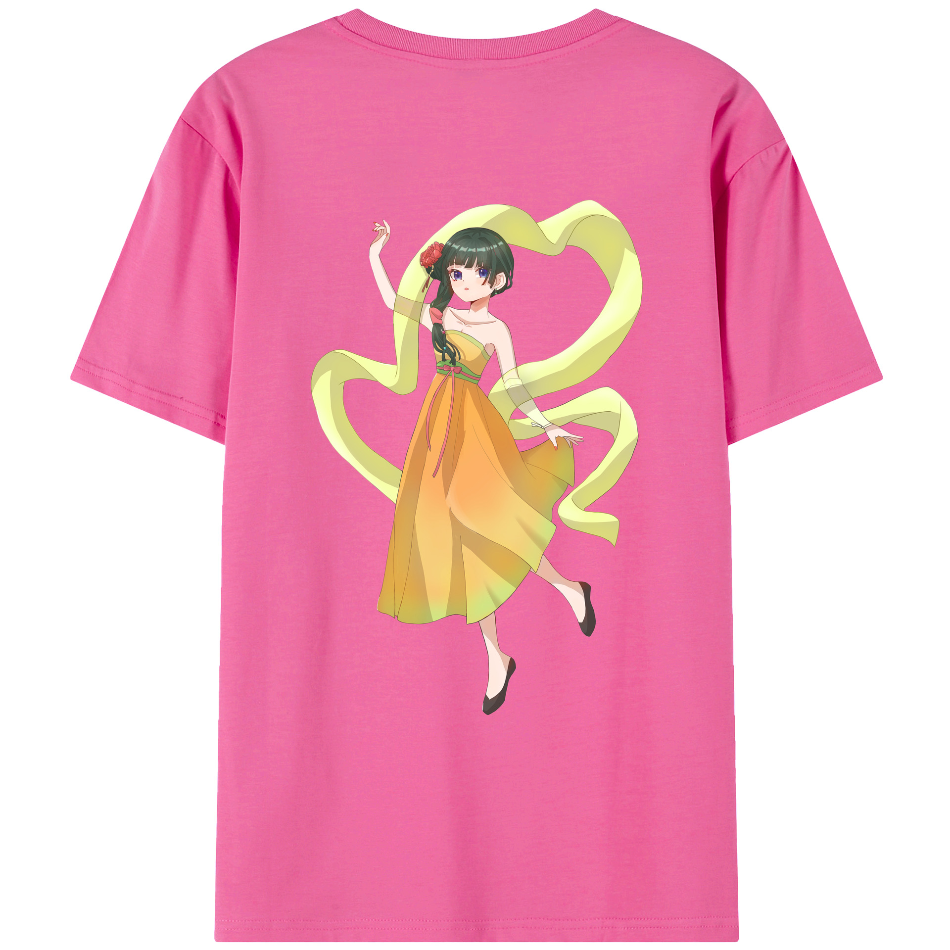 （画像用） 薬屋のひとりごと The Apothecary Diaries レディース半袖Tシャツ(バックプリント)